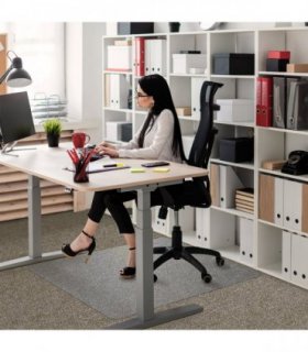 Pallet:Floortex® Ecotex® BioPlus Eco Friendly Carbon Neutral Polycarbonate Chair Mat for Carpet - 89 x 119cm Pack of 75