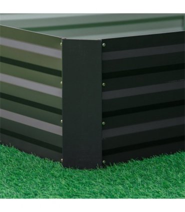 Grey Steel Garden Bed