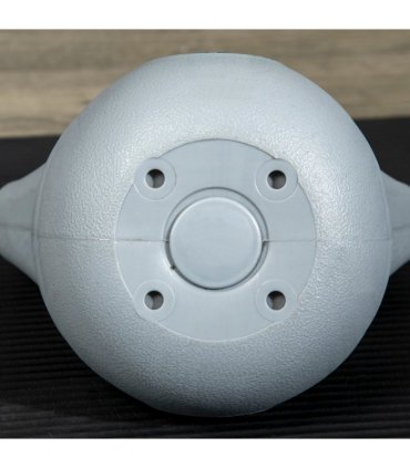 SPORTNOW 6kg Kettle Bell with Handle for Home Gym, Purple and Grey