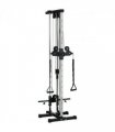 SPORTNOW Wall Mount Cable Station with 15 Positions Adjustable Dual Pulleys