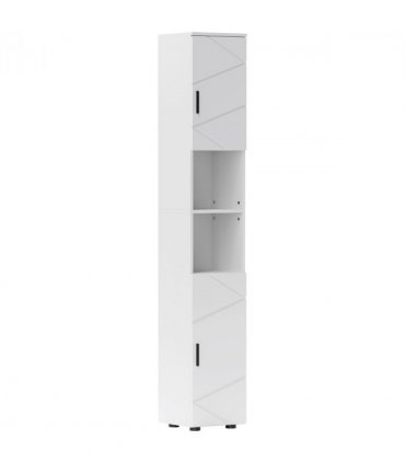 kleankin Tall Bathroom Storage Cabinet, Slim Bathroom Cabinet with Soft Close