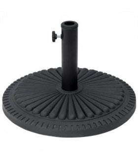 Pallet contains 56 units Cement Outdoor Garden Round Parasol Base Black