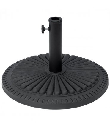Pallet contains 56 units Cement Outdoor Garden Round Parasol Base Black