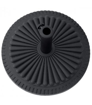 Pallet contains 56 units Cement Outdoor Garden Round Parasol Base Black