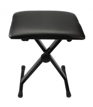 【Replace 53441860】 Adjustable Folding Piano Bench Stool Seat Black