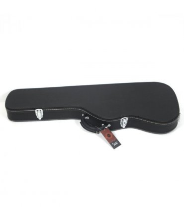 【Replace 2484535】ST High Grade Electric Guitar Hard Case Microgroove Flat Surface Straight Flange Black