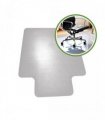 Cleartex TrYlok Rectangular Lipped PVC Chair  Mat for Low Pile Carpets up to 6mm - 120 x 90cm