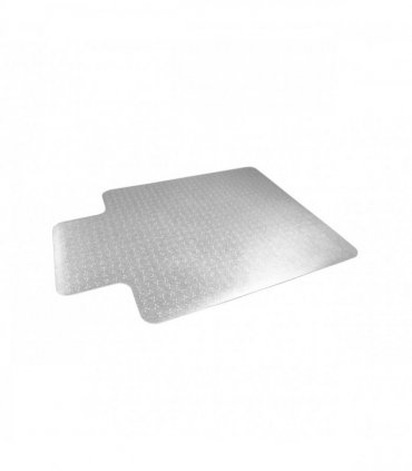 Cleartex TrYlok Rectangular Lipped PVC Chair  Mat for Low Pile Carpets up to 6mm - 120 x 90cm