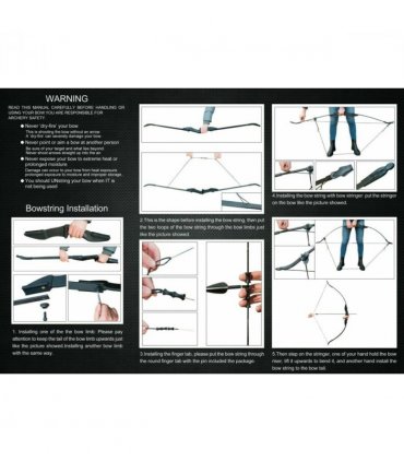 53"Takedown Recurve Bow Fiberglass Arrows Set 40lbs Archery Bow Hunting Shoot UK