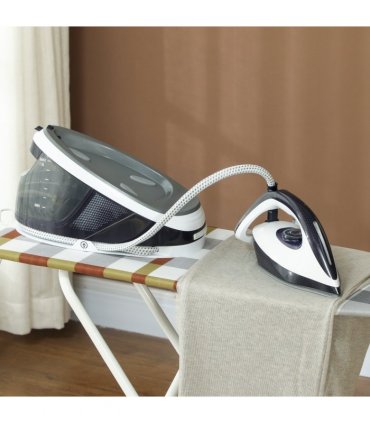 HOMCOM Steam Generator Iron, Large Water Tank, Smart ECO Mode, Self-Cleaning