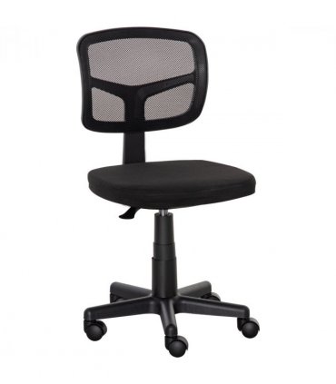 Vinsetto Small Office Chair without Arms, Ergonomic Swivel Mesh Desk Chair