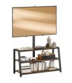 HOMCOM TV Stand Cabinet with Swivel Bracket for 32 - 65 Inch TVs