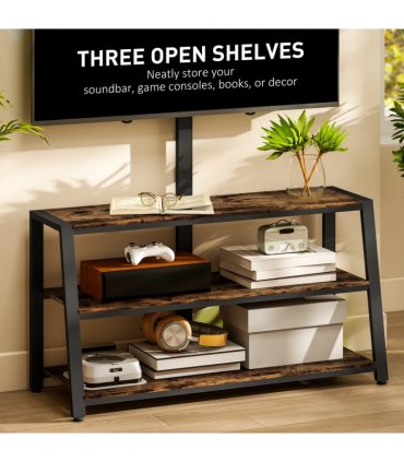 HOMCOM TV Stand Cabinet with Swivel Bracket for 32 - 65 Inch TVs