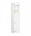 kleankin Freestanding Bathroom Storage Unit with Adjustable Shelf, White
