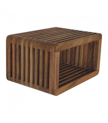 Artisan Furniture Solid Wood Soba Wall Mounted Bedside, Beige