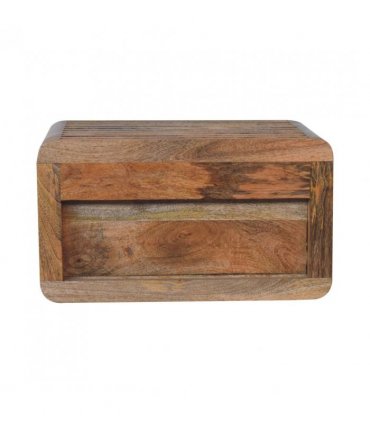 Artisan Furniture Solid Wood Soba Wall Mounted Bedside, Beige