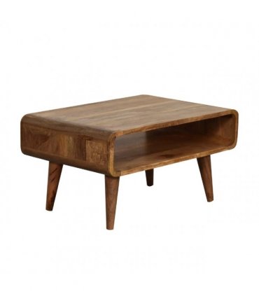 Artisan Furniture Solid Wood Open Oak-ish Media Unit, Beige