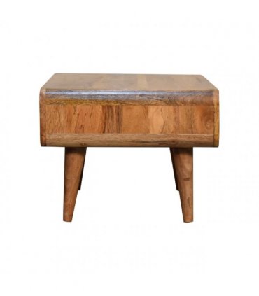 Artisan Furniture Solid Wood Open Oak-ish Media Unit, Beige