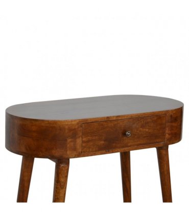 Artisan Furniture Solid Wood Albion Chestnut Console, 1 Drawer, Brown