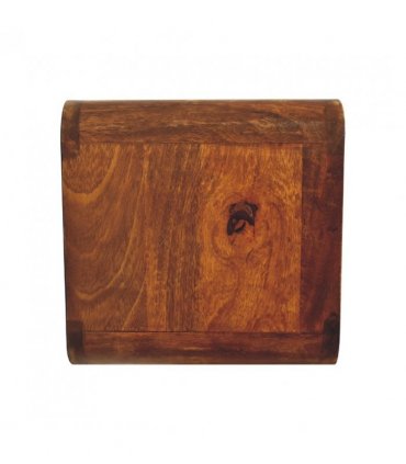 Artisan Furniture Solid Wood Floating Mini Chestnut Bedside, Brown, 2Drawers