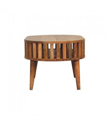 Artisan Furniture Solid Wood Ariella Coffee Table, 1 Open Slot, Brown Color