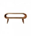 Artisan Furniture Solid wood Amaya Nordic Style Oak-ish Coffee Table, Beige