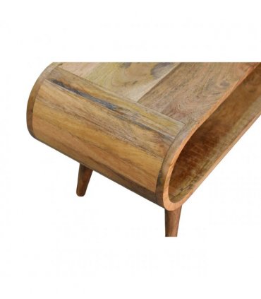 Artisan Furniture Solid wood Amaya Nordic Style Oak-ish Coffee Table, Beige