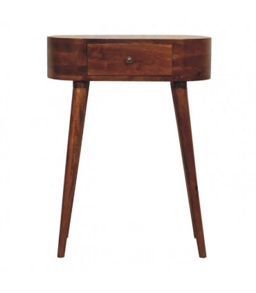 Artisan Furniture Solid Wood Mini Albion Chestnut Console, Brown