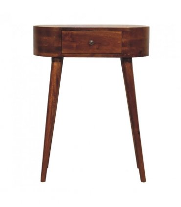 Artisan Furniture Solid Wood Mini Albion Chestnut Console, Brown