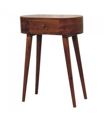 Artisan Furniture Solid Wood Mini Albion Chestnut Console, Brown