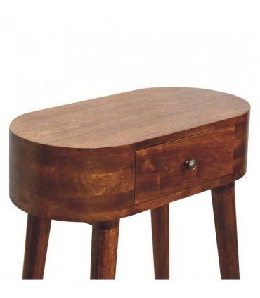 Artisan Furniture Solid Wood Mini Albion Chestnut Console, Brown