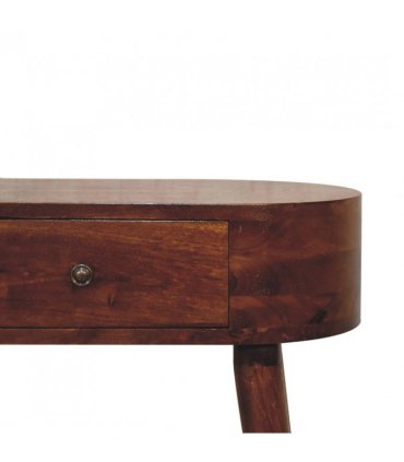 Artisan Furniture Solid Wood Mini Albion Chestnut Console, Brown