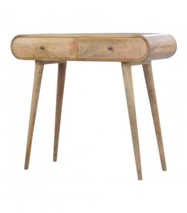 Artisan Furniture Solid Wood London Console Table, Beige, 2Drawers