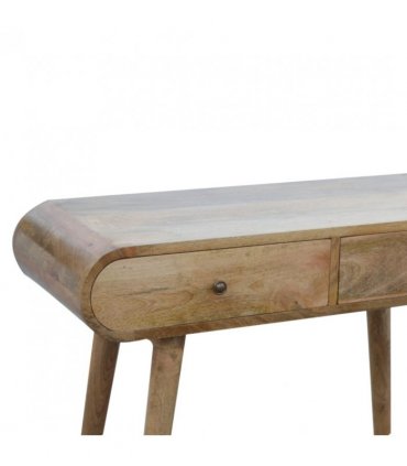 Artisan Furniture Solid Wood London Console Table, Beige, 2Drawers