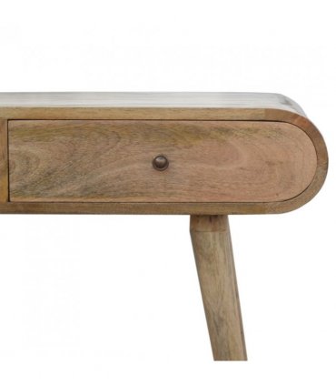 Artisan Furniture Solid Wood London Console Table, Beige, 2Drawers