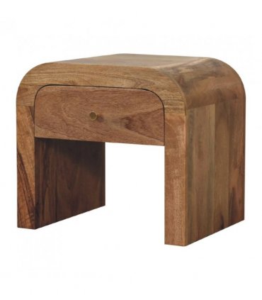 Artisan Furniture Solid Wood Darcy Bedside, Brown, 1 Drawer