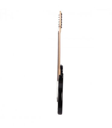 GST Rosewood Fingerboard Electric GuitarBagShoulder Strap Pick Whammy Bar Cord Wrench Tool Black & White