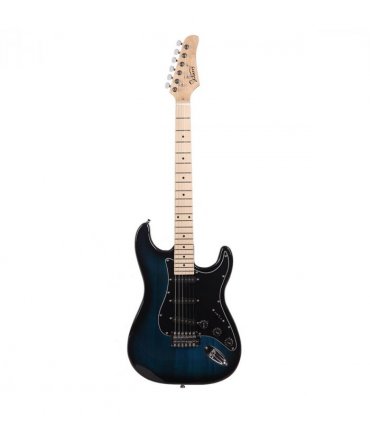 GST Stylish Electric Guitar Kit with Black Pickguard Dark Blue