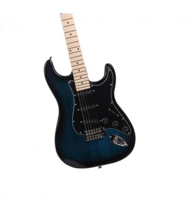 GST Stylish Electric Guitar Kit with Black Pickguard Dark Blue