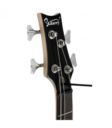 GIB Electric Bass Guitar Full Size 4 String Black
