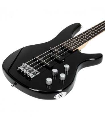 GIB Electric Bass Guitar Full Size 4 String Black