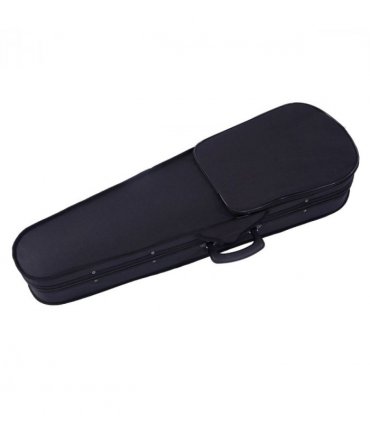 【】GV100 4/4 Acoustic Violin Case Bow Rosin Strings Shoulder Rest  Natural