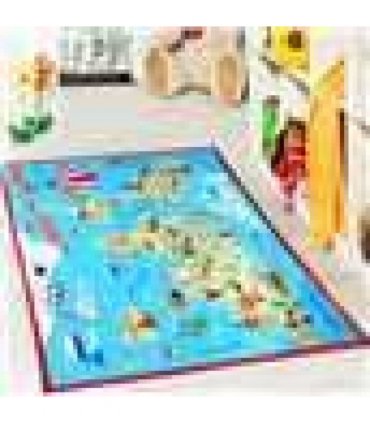 World Map Rug 133 x 190