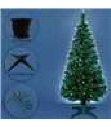 4FT (120CM) FIBRE OPTIC GREEN TREE