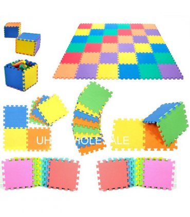 3 PACKS MULTICOLOR EVA INTERLOCKING Mat 30 x 30