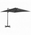 Cantilever Umbrella with Aluminium Pole Anthracite 250x250 cm