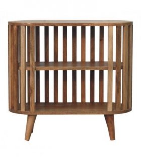 Artisan Furniture Solid Wood Ariella Cabinet, 2 Shelves, Brown