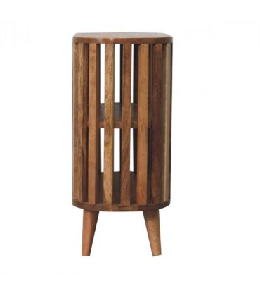 Artisan Furniture Solid Wood Ariella Cabinet, 2 Shelves, Brown