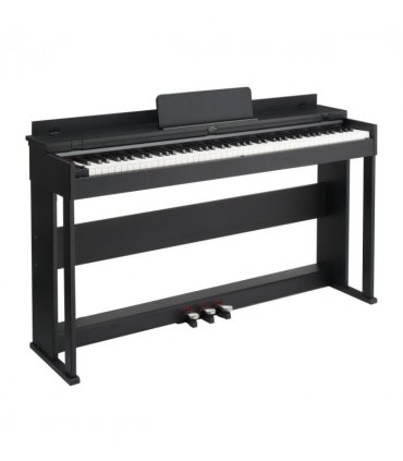 GDP-205S01 88 Keys Home Digital Piano Full Weighted Action Flip Type Keyboards with Furniture Stand, Power Adapter, Triple Pedals, Headphone，for All Experience Levels Black