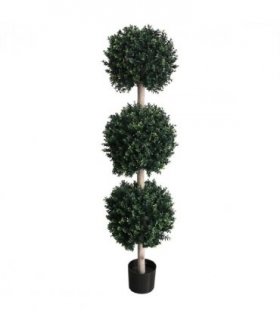 150cm UV Protected Triple Ball Topiary Tree Artificial